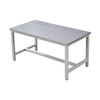 Kegang stainless steel workbench operating table packing table dust-free workshop desk waterproof anti-rust high temperature resistant operating table school laboratory acid and alkali resistant corrosion resistant instrument test bench can be customized Stainless steel desktop 200*60*75 load-bearing 300kg