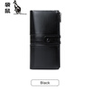 Kangaroo ladies new fashion RFID anti-theft brush retro simple zipper wallet buckle multi-function storage card bag coffee
