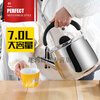 Practice open fire kettle 316 extra thick stainless steel whistle boiling kettle gas gas induction cooker tea kettle for home use extra thick new style (with food grade stainless steel seal) whistle kettle 1ml 2L small (more suitable for use as a small teapot)