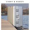CIORVKUOSTI all-aluminum-magnesium alloy suitcase, thickened deep storage metal suitcase, large-capacity checked trolley case, password box, silver, new aviation-grade aluminum-magnesium alloy box, 30 inches, thickened 3/7 - recommended for long-distance travel abroad