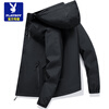 Playboy Men's Jacket Autumn and Winter 2025 New Jacket Three-in-One Casual Jacket Hooded Work Clothes Men's Clothes Dark Blue XL Recommended 120-140 catties