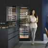Gironde Embraco frequency conversion ultra-thin embedded red wine cabinet constant temperature wine cabinet beverage ice refrigeration cabinet edgeless mirror door home zero-embedded installation first-level energy efficiency 318 models mirror + frequency conversion multi-function dual temperature