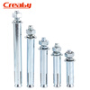 Creaby galvanized expansion screws, extended outer expansion bolts, pull-out screws, expansion pipe bolts, fasteners, M10x80 (4 pieces), galvanized 14mm drill bit for drilling