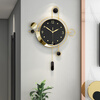 PHTY clock wall hanging living room 2025 new Nordic light luxury watch hanging home fashion creative atmosphere hanging watch modern decoration large size 50*68cm (70% users choose 20 inches or more