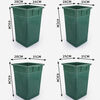 Trash bin liner, square outdoor peel box inner barrel, square trapezoidal aluminum plastic inner barrel, outdoor round barrel without lid, square barrel 25*31*43 high