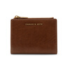 CHARLES&KEITH small ck simple multi-card slot versatile short PU wallet mini women's multi-color Ivory ivory XXS