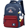 Edison inventor junior high school student schoolbag spine protection and load reduction boys and girls large capacity backpack high school backpack k21-2 blue