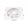 Zhengye Mingshang Zhengye Mingshang ultra-thin 7cm kitchen cooler embedded bathroom integrated ceiling blower ceiling cooling fan丨30x30丨Direct blowing three speeds without switch clasp丨Universal ceiling style