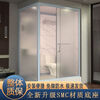 Jomoo's new integrated shower room bathroom integrated toilet mobile integrated bathroom household partition door waterproof toilet 170*120 front opening does not include toilet and does not include steam