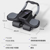 FEEBO Abdominal Wheel Automatic Rebound Elbow Support Abdominal Wheel Beginner Men's and Women's Fitness Abdominal Wheel Abdominal Wheel Abdominal Wheel Four-Wheel Counting/Rebound Silent/Enlarged Elbow Support-Black With Kneeling Mat