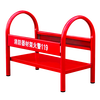 Guxiang fire extinguisher rack fire extinguisher base floor placement rack fire extinguisher rack bottom bracket fire emergency rescue display red metal paint thickened fixed bracket 4/5 kg fire extinguisher rack-place 2