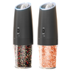 Kelitong gravity induction electric grinder rechargeable smart salt and pepper grinder home kitchen seasoning A1 button type dry battery type ABS