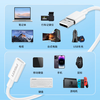 PISEN USB to Type-C female data extension cable adapter high-speed transmission mobile phone charging TV laptop connection mobile hard drive docking mouse extension cable 1 meter USB to typec extension cable high-speed transmission