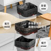 Garbage bag household thickened leak-proof large flat mouth dormitory student kitchen disposable plastic bag 4 rolls 60 pieces