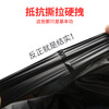 Vest style garbage bag thickened portable black small extra thick kitchen vest plastic bag large size once black width 32*52cm 50 pieces thick 2 silk