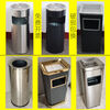 Cigarette butt trash can stainless steel hotel lobby outdoor ash barrel vertical classification large shopping mall round square cigarette extinguisher barrel direct throw 25*30 guest room barrel