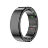 Vegeta 2025 new smart ring multifunctional heart rate blood oxygen sleep health monitoring multi-sport mode recording step counting running smart ring black heart rate blood oxygen/remote photography, etc. 12# inner diameter 21.6mm circumference 67.8mm
