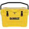DeWalt 25-quart rotary molded cooler, yellow