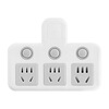 Tianshili air conditioning socket converter high-power conversion plug 16a to 10a conversion head three-hole special plug row 16A plug three switches