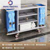 Linen cart, hotel work cart, guest room special service cleaning cart, hotel room cleaning cart, single-sided small wheel, brown thick material