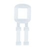 Bingyu BYT-341 Anti-slip hand-pull PP plastic packing buckle Packing buckle A (13mm*15mm hole) (200 pieces)