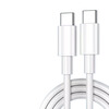 OKEBY is suitable for Huawei Xiaomi dual-port tpyec male-to-male macbook dual type-c data cable double-head PD fast charging 1 pack 6A dual type-c 0.25 meters fast charging without damaging the machine