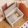 Quanpinwu Clothes Storage Box Extra Large Cotton Quilt Plastic Storage Cabinet Flip Folding Living Room Toy Packing Box Organizing Basket Side Door Openable, More Convenient to Find Things 157L Foldable Foldable Thickened PP Material