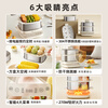 Bear Egg Boiler Egg Steamer Automatic Power Off Stainless Steel Hairy Crab Electric Steamer Small for 2-3 People Smart Breakfast Machine ZDQ-E12L6 Government Subsidy