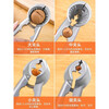 Weiqing walnut clip, household pecan peeling tool, multi-functional nut opening, pine nut labor-saving pliers, hazelnut opening tool, zinc alloy 4-mouth clamp - upgraded anti-slip model with walnut needle