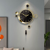 PHTY clock wall hanging living room 2025 new Nordic light luxury watch hanging home fashion creative atmosphere hanging watch modern decoration large size 50*68cm (70% users choose 20 inches or more