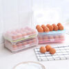 An Junsheng kitchen 60-compartment egg storage box for refrigerator egg crisper multi-layer egg box plastic egg tray egg crisper 29+1 compartment #2 pieces/2 layers*