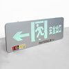 Safety exit indicator light ultra-thin fire evacuation sign light emergency passage lighting sign 24V36V220V double-sided one-way (24-220V)