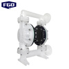 FGO pneumatic diaphragm pump high performance engineering plastic F46 flange model DN40 flow rate 10m3/h EGQBY-40SFF