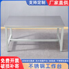 Kegang stainless steel workbench operating table packing table dust-free workshop desk waterproof anti-rust high temperature resistant operating table school laboratory acid and alkali resistant corrosion resistant instrument test bench can be customized Stainless steel desktop 200*60*75 load-bearing 300kg