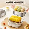 Bear Egg Boiler Egg Steamer Automatic Power Off Stainless Steel Hairy Crab Electric Steamer Small for 2-3 People Smart Breakfast Machine ZDQ-E12L6 Government Subsidy