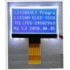 LX12864L1 blue background white dot matrix LCD display COG LCD screen handheld LCD screen