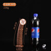 FAN QIE MEI liquid silicone eggless penis female simulation super soft black penis adult sex toy masturbator manual black coffee color M code