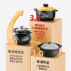 Special casserole for gas stove, household high temperature resistant dry-fired non-cracking soup pot, ceramic clay pot, stew pot 3.1L, suitable for 3-4 people, lithium ore formula 3.1L