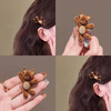 MKING PRETTY Ruth's same style cute beckoning bear side clip exquisite hair clip bangs side clip Christmas gift one-word clip headdress