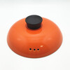 Universal ceramic casserole lid for chefs, electric stew pot, soup pot accessories, stew pot, earthen pot with lid, 26.2-26.5cm, slotless orange