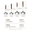 Rice helper mushroom shovel cooking shovel Guizhou cooking spoon household extended wooden handle shovel long handle cooking spoon stainless steel spatula extended handle thickened large mushroom shovel