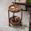 Shadow mahjong table, coffee table, tea cabinet, chess and card room special small side table for playing cards, movable tea table with wheels, trolley, disc side table/removable - second floor (with armrests)