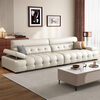 Dudumeijia leather art sofa high back Lawrence 2025 new living room straight high-end sofa MKS908#