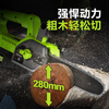 Deli rechargeable electric chainsaw household saw firewood electric chain saw handheld high-power lithium-electric logging saw 12 inches