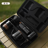 Mongdio hand-brewed coffee pot set outdoor travel camping coffee equipment portable coffee machine gift box Obsidian black-outdoor portable hand-brewed coffee set