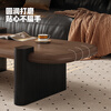 Pashaman brown tea table medieval light luxury high-end living room home oval coffee table combination small apartment 1.2 meters 6448Y
