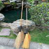 Bamboo broom outdoor special handmade large broom household courtyard broom broom workshop iron broom yard large broom grass broom 2 thickened and durable