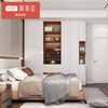 Sofia Shanghai Sofia customized wardrobe cloakroom dressing table bay window cabinet children's room wardrobe free on-site measurement customization fee can be directly deducted from the purchase price