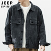 JEEP SPIRIT Jeep denim jacket men's jacket men's autumn and winter workwear high-end casual handsome American tops