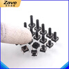ZAVE tact switch 6*6*4.3 black (20 pieces)